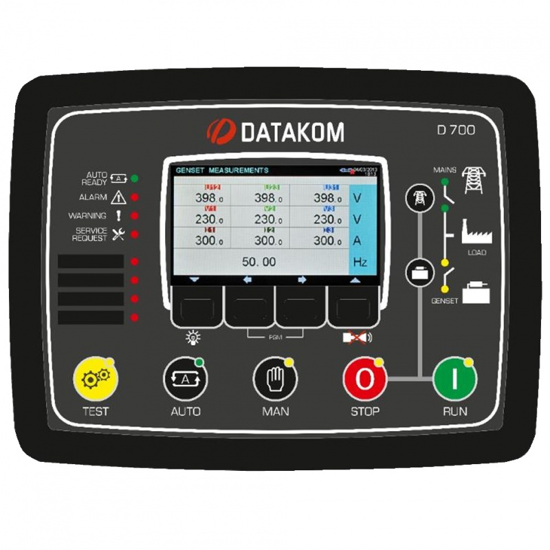 DATAKOM D-700-TFT-MK3 Advanced Genset Synchronization Controller