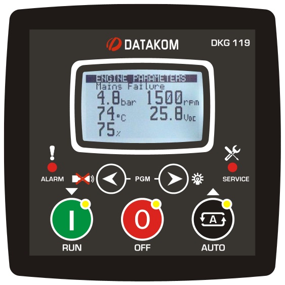 DATAKOM DKG-119J  manual & remote start controller with J1939 Interface