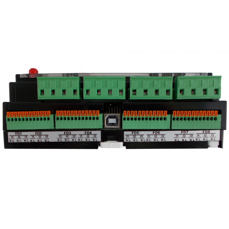 DATAKOM DKM-430-PRO multiple analyser, 30 CT inputs, 24 fuse inputs, 1.9” LCD, RS-485, USB/Device, 2-inputs, 2-outputs, AC power supply