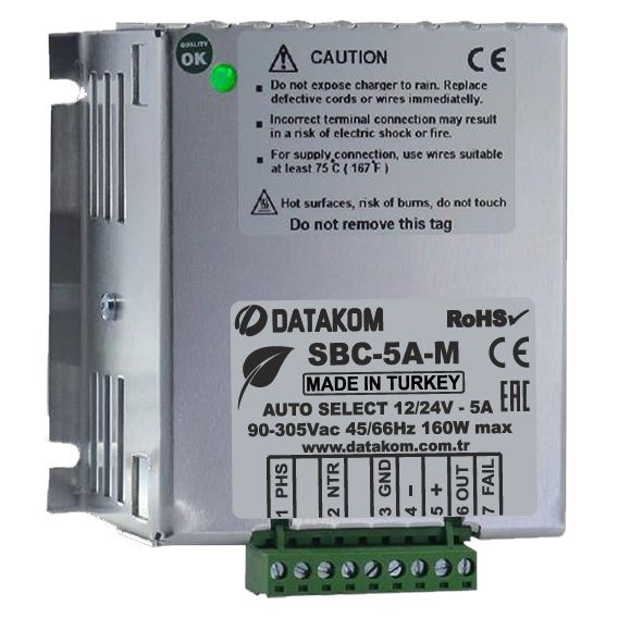 DATAKOM SBC-5A-M Smart Battery Charger