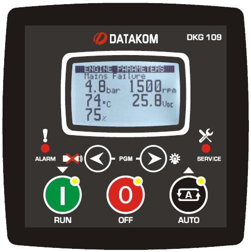 DATAKOM DKG-109 Automatic start mains failure control panel for generators (AMF)