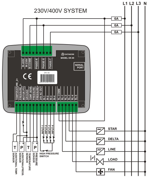 DATAKOM DK-40 Electric Compressor Controller