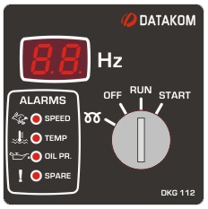 DATAKOM DKG-112  Manual start generator control panel