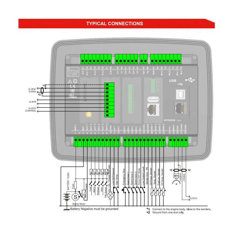 DATAKOM D-500-MK2 Fire Pump Controller