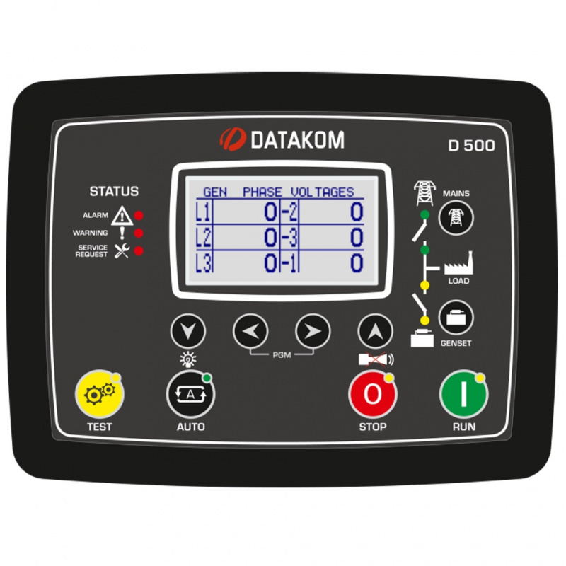 DATAKOM D-500-LITE-MK2 Multifunctional Generator Controller with MPU + J1939 + RS485